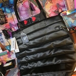 Shawn Killinger x IHKWIP North/South Haute Tote in Black (NWT)
